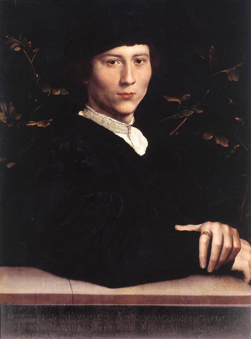 HOLBEIN, Hans the Younger Portrait of Derich Born af